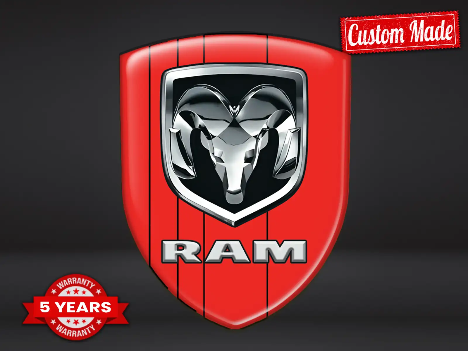Dodge Fenstersticker Limitiert Minimal Professionell